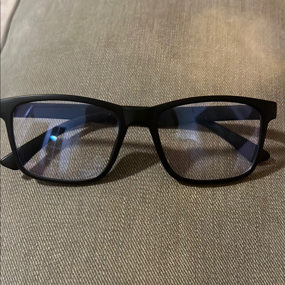 TikTok branded blue light glasses